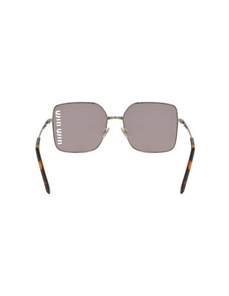 Miu Miu MU 51YS 1BC-03V Square Shape Silver Violet Mirror