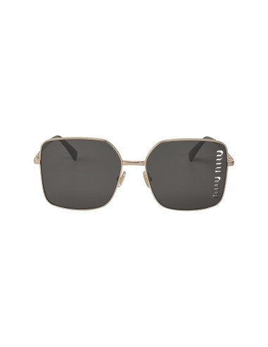 Miu Miu MU 51YS ZVN-5S0 Square Shape Black Silver