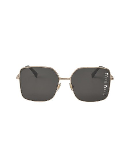 Miu Miu MU 51YS ZVN-5S0 Square Shape Black Silver