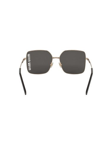 Miu Miu MU 51YS ZVN-5S0 Square Shape Black Silver