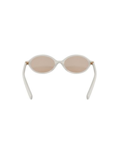 Miu Miu MU 04ZS 142-40D Oval Shape Pink White