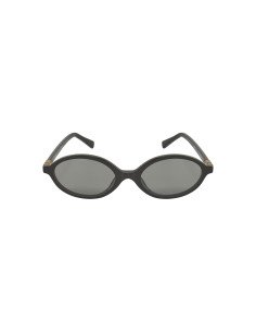 Miu Miu MU 04ZS 1AB-5S0 Oval Shape Black Gold 2