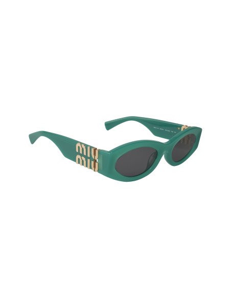 Miu Miu MU 11WS 15H-5S0 Oval Shape Green Dark
