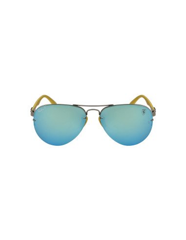 Ray Ban Rb3460M F003H0 Aviator Scuderia Ferrari Azul Amarillo