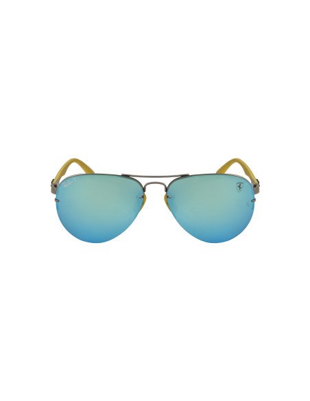Ray Ban Rb3460M F003H0 Aviator Scuderia Ferrari Azul Amarillo