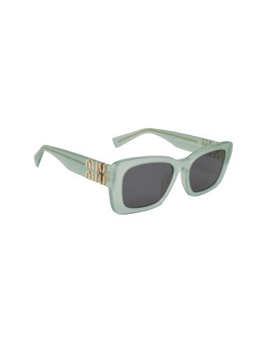 Miu Miu MU 07YS 19L-09T Square Shape Blue Gray