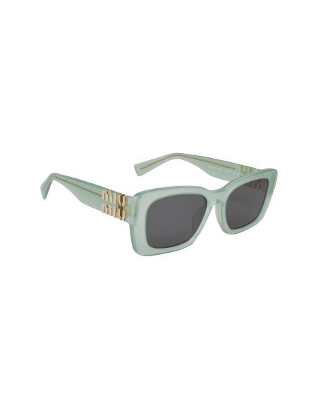 Miu Miu MU 07YS 19L-09T Square Shape Blue Gray
