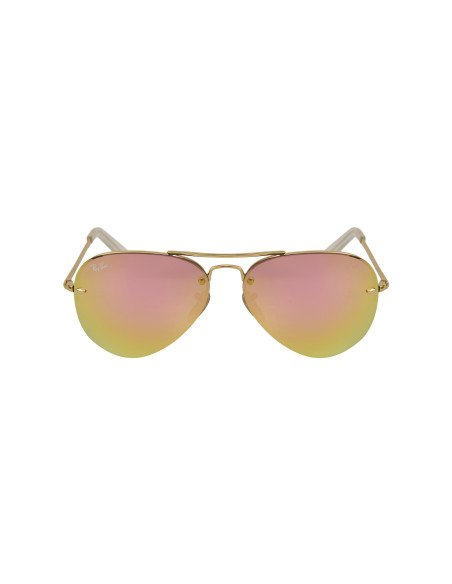 Ban RB3449 001/2Y Aviator Terracota Espejo Dorado