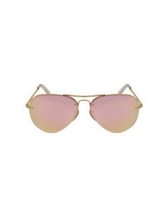 Ray Ban RB3449 001/E4 Aviator Rosa Espejo Dorado 2
