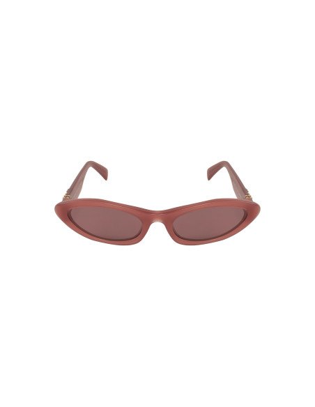 Miu Miu MU 09YS 10M-08S Oval Shape Cognac Opal