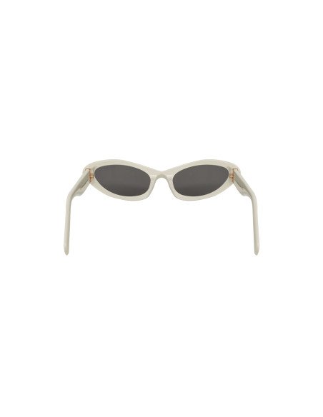 Miu Miu MU 09YS 142-5S0 Oval Shape White Black