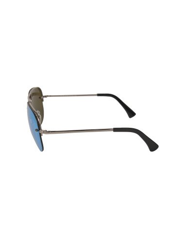 Ray Ban RB3449 004/55 Aviator Azul Espejo Negro