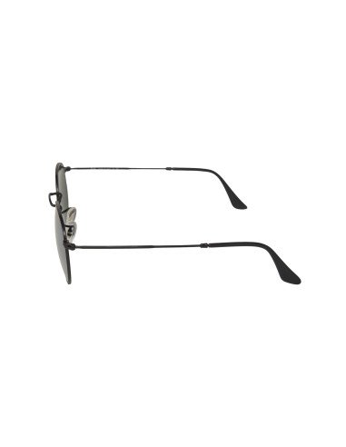 Ray Ban RB3447 002/30 Round Metal Negro Plata Espejo Original | Sun...
