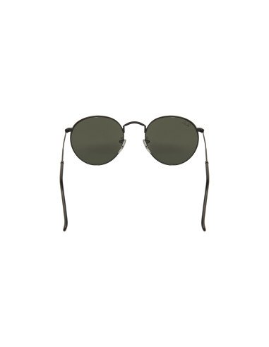 Ray Ban RB3447 002/30 Round Metal Negro Plata Espejo Original | Sun...