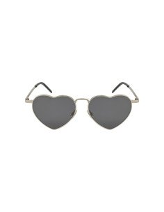 SAINT LAURENT SL301 Loulou 001 Heart Black Silver Sin accesorios 2