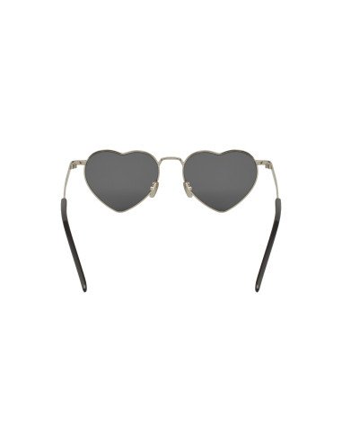 SAINT LAURENT SL301 Loulou 001 Heart Black Silver Sin accesorios