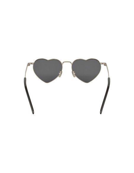 SAINT LAURENT SL301 Loulou 001 Heart Black Silver Sin accesorios