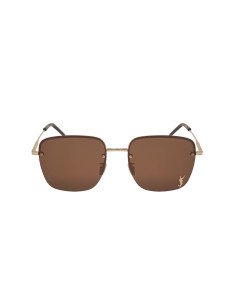 SAINT LAURENT SL 312M 008 Square Shape Coffe Sin accesorios 2