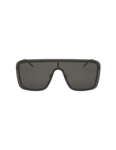 SAINT LAURENT SL 364 002 MASK Shield Negro plata