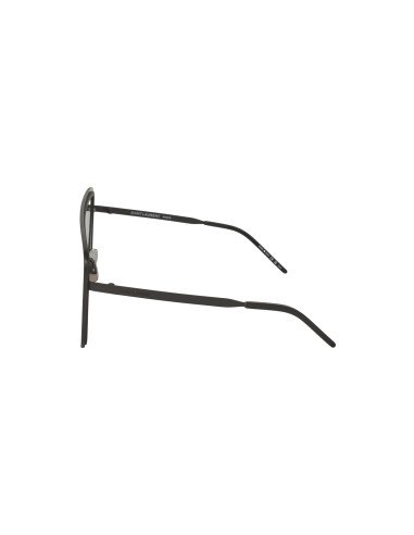 SAINT LAURENT SL 364 002 MASK Shield Negro plata