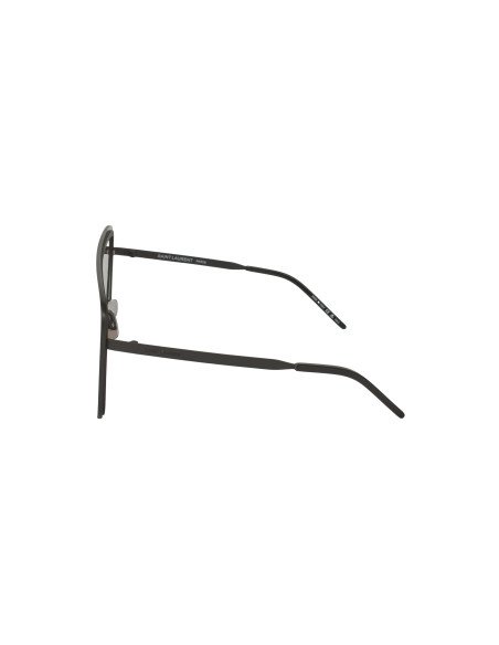 SAINT LAURENT SL 364 002 MASK Shield Negro plata