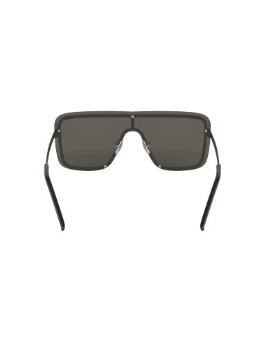 SAINT LAURENT SL 364 002 MASK Shield Negro plata
