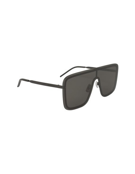 SAINT LAURENT SL 364 002 MASK Shield Negro plata