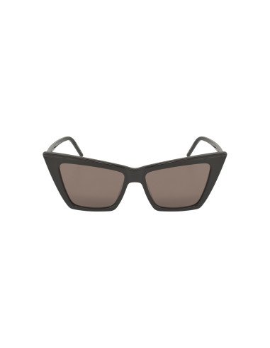 SAINT LAURENT SL 372 001 Square Shape Shiny Black