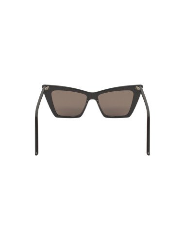 SAINT LAURENT SL 372 001 Square Shape Shiny Black