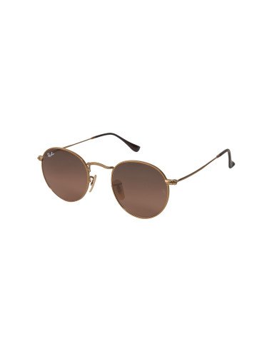 Ray Ban Rb3447 9001a5 Round Metal Bronce Cafe Original Icon | Sunni...
