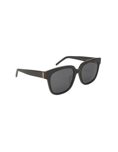 SAINT LAURENT SL M40 003 Square Shape Shiny Black