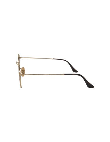 Ray Ban Rb3447n 001/30 Round Metal Flat Lenses Plata Dorado | Sunni...