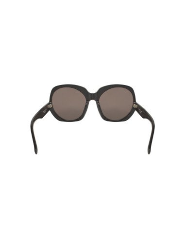SAINT LAURENT SL74 001 Square Oversized Negro Plata
