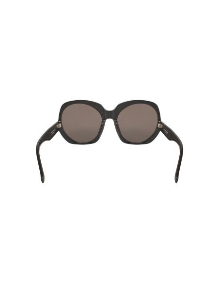 SAINT LAURENT SL74 001 Square Oversized Negro Plata