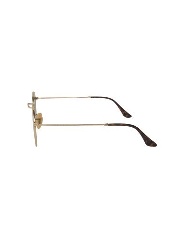 Ray Ban Rb3447N 001/8o Round Metal Flat Lila Espejo Dorado | Sunnie...