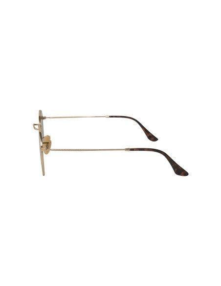 Ray Ban Rb3447N 001/8o Round Metal Flat Lila Espejo Dorado | Sunnie...