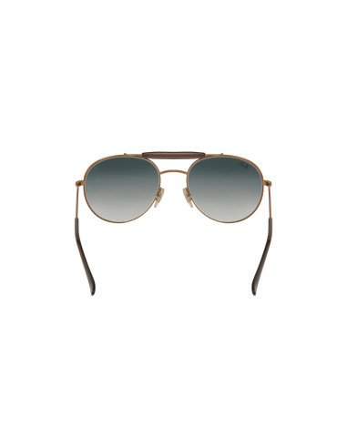 Ray Ban Rb3540 198/7x Round Double Bridge Lila Espejo Bronce | Sunn...