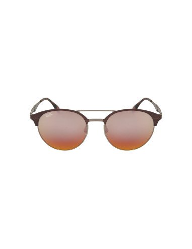 Ray Ban Rb3545 9006/a8 Round Double Brigde Grande Rosa Rojo | Sunni...
