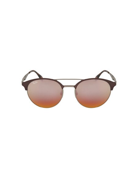 Ray Ban Rb3545 9006/a8 Round Double Brigde Grande Rosa Rojo | Sunni...