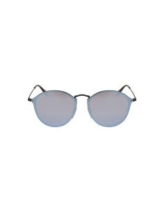 Ray Ban Rb3574n 153/7v Round Metal Blaze Azul Espejo Negro | Sunnie... 2