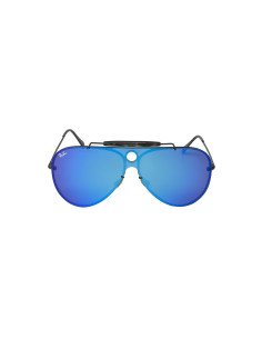 Ray Ban Rb3581n 153/7v Aviator Shooter Blaze Azul Espejo | Sunnies.uno 2