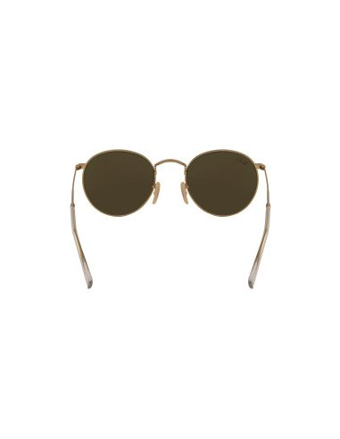 Ray Ban Rb3447 112/17 Round Metal Azul Espejo Dorado Icon | Sunnies...
