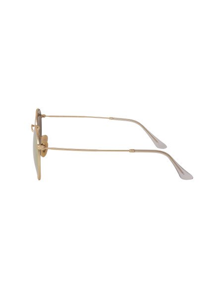 Ray Ban Rb3447 112/z2 Round Metal Rosa Espejo Dorado | Sunnies.uno