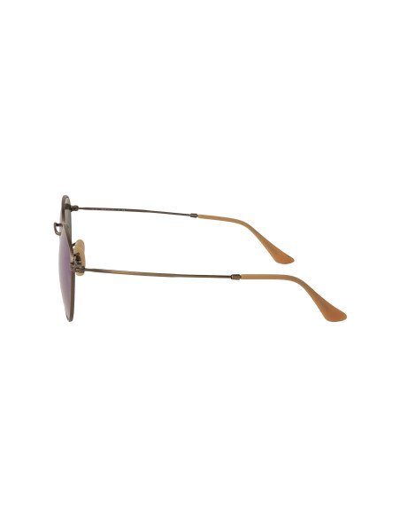 Ray Ban Rb3447 167/1M Round Metal Morado Espejo Bronce Original