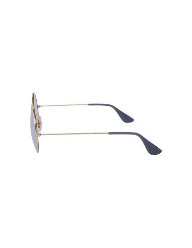 Ray Ban Rb3592 001/f7 The Ja-jo Round Azul Dorado | Sunnies.uno