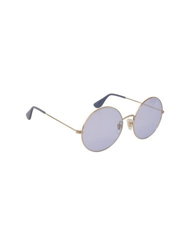 Ray Ban Rb3592 001/f7 The Ja-jo Round Azul Dorado | Sunnies.uno