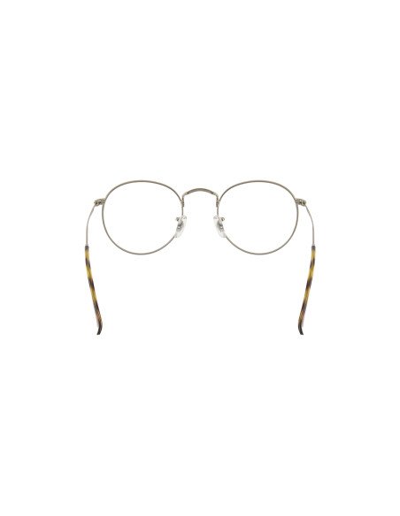 Ray Ban Rb3447v 2970 Round Metal Optics Blue Silver Original | Sunn...