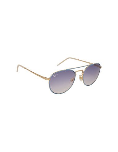 Ray Ban RB3589 9057I9 Round Azul Degradado Dorado | Sunnies.uno