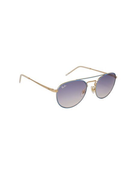 Ray Ban RB3589 9057I9 Round Azul Degradado Dorado | Sunnies.uno