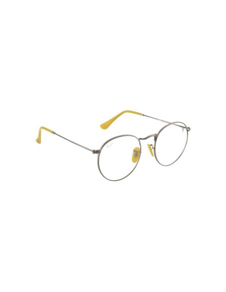 Ray Ban Oftalmico Rb3447vm F030 Round Metal Optics Scuderia | Sunni...